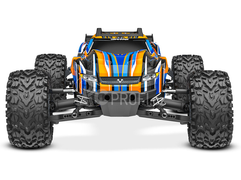 RC auto Traxxas Rustler 1:10 VXL HD 4WD RTR, modrá