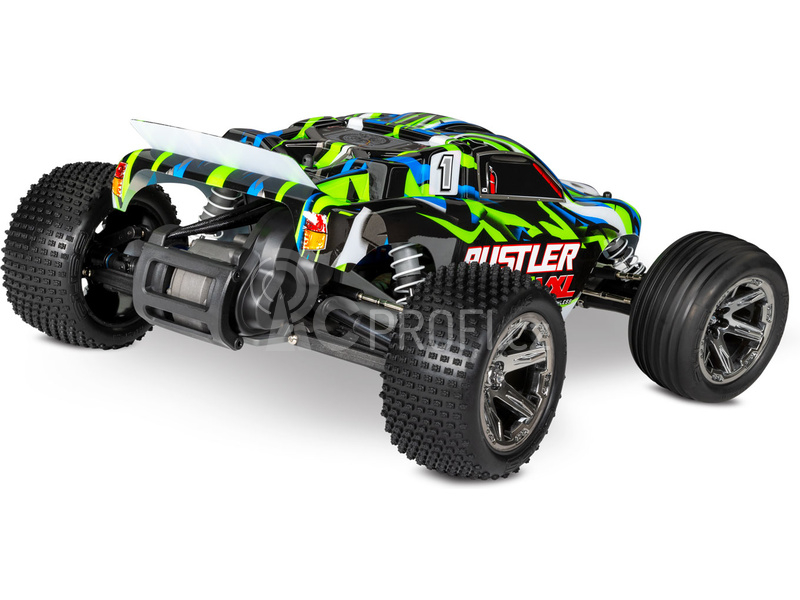 RC auto Traxxas Rustler 1:10 VXL RTR, červená