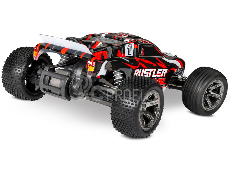 RC auto Traxxas Rustler 1:10 VXL RTR, oranžová