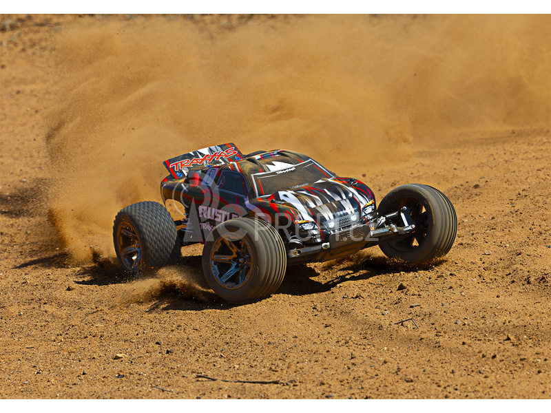 RC auto Traxxas Rustler 1:10 VXL RTR, zelená