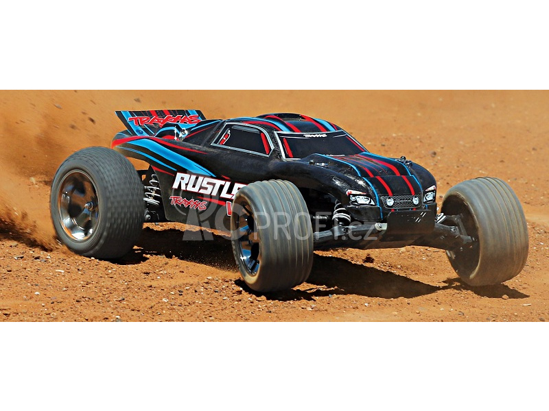 RC auto Traxxas Rustler 1:10 VXL TQi RTR, oranžová