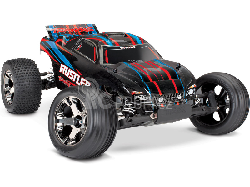 RC auto Traxxas Rustler 1:10 VXL TQi RTR, oranžová