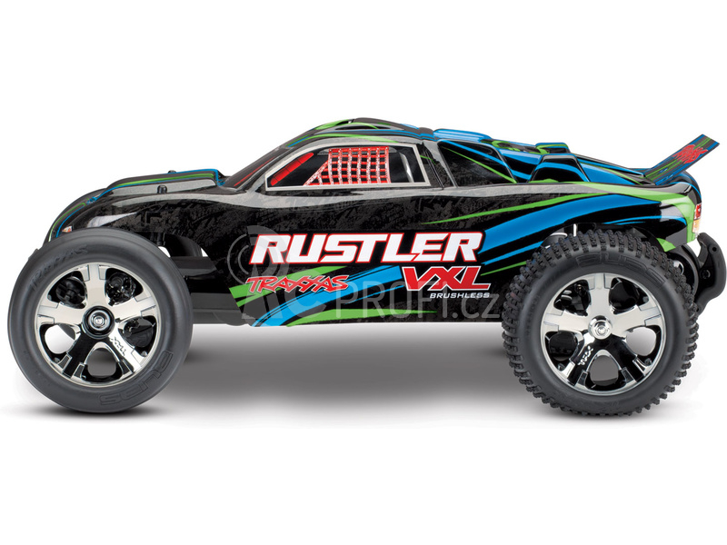 RC auto Traxxas Rustler 1:10 VXL TQi RTR, oranžová