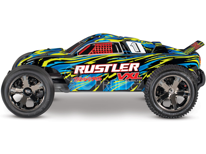 RC auto Traxxas Rustler 1:10 VXL TQi RTR, oranžová