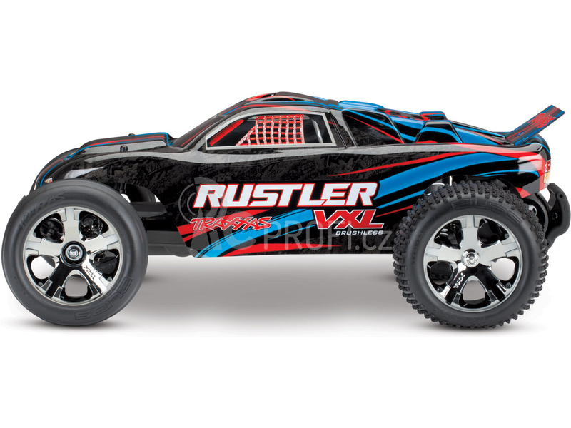 RC auto Traxxas Rustler 1:10 VXL TQi RTR, oranžová