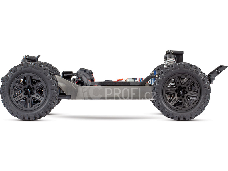 RC auto Traxxas Rustler 4WD 1:10 RTR s LED osvětlením, oranžová