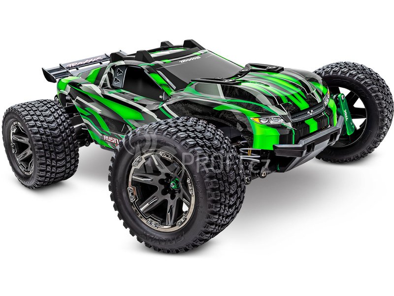 RC auto Traxxas Rustler 4x4 Ultimate VXL RTR, zelená