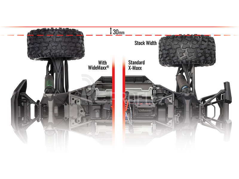 Traxxas sada WideMaxx černá (pro X-Maxx)