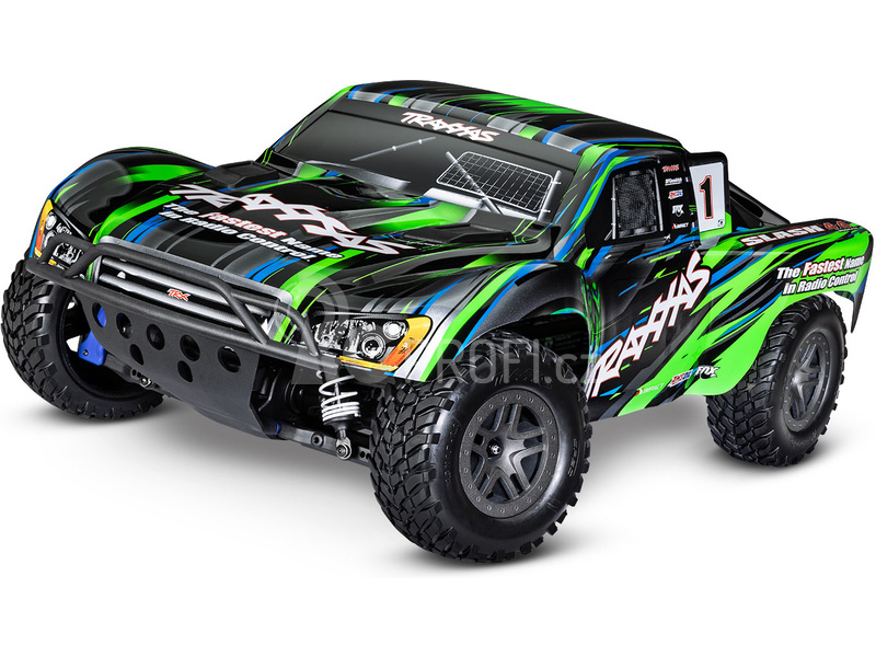 RC auto Traxxas Slash 1:10 2BL 4WD RTR, zelená