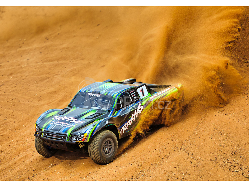 RC auto Traxxas Slash 1:10 2BL 4WD RTR, zelená