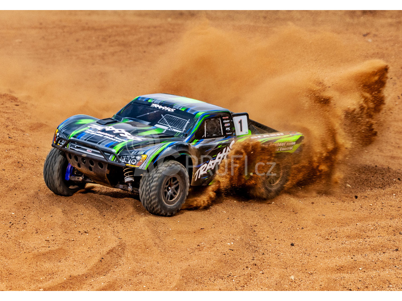 RC auto Traxxas Slash 1:10 2BL 4WD RTR, zelená