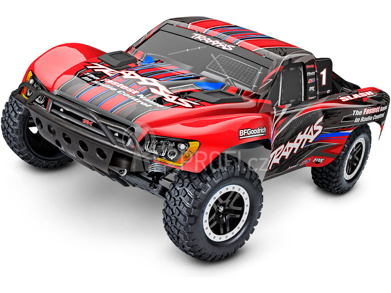 RC auto Traxxas Slash 1:10 2BL RTR, modrá