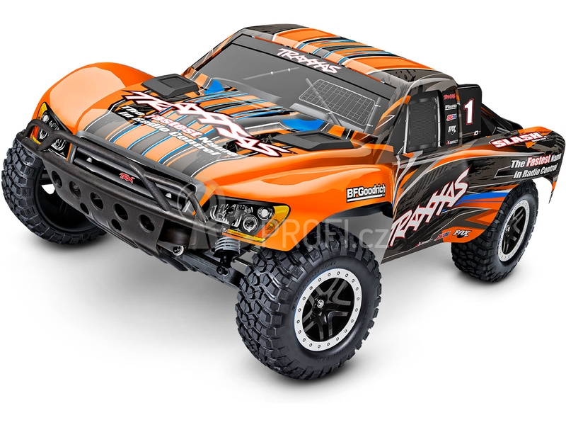 RC auto Traxxas Slash 1:10 2BL RTR, modrá