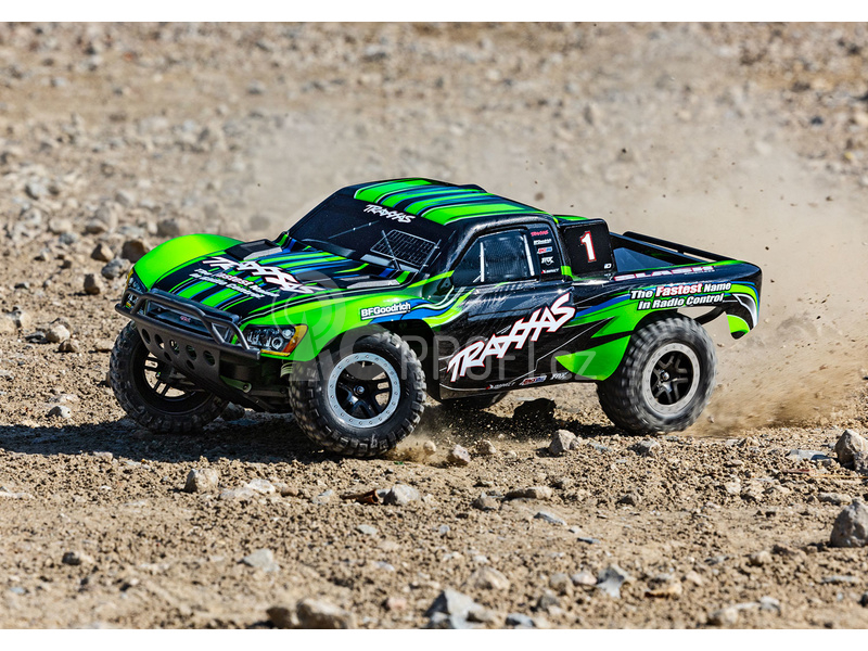 RC auto Traxxas Slash 1:10 2BL RTR, zelená