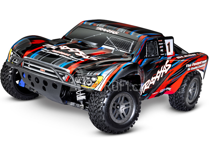 RC auto Traxxas Slash 1:10 BL-2S 4WD RTR Fox