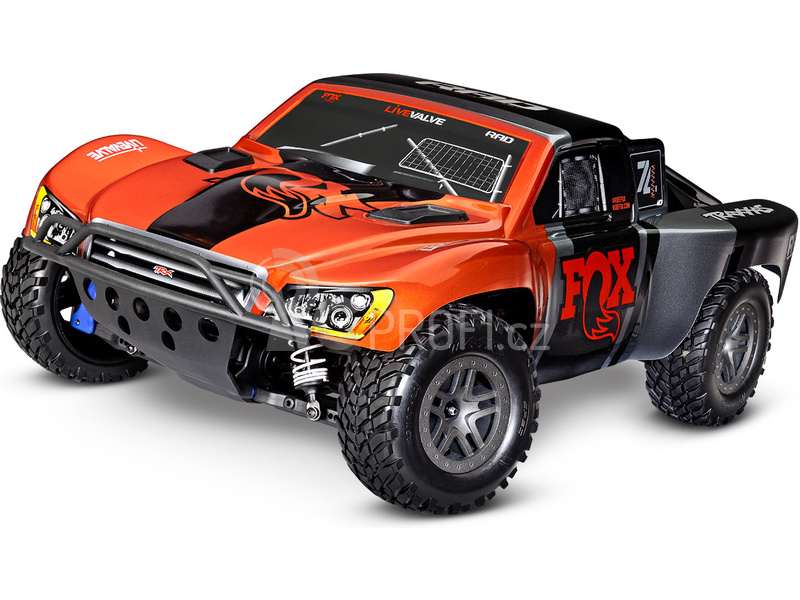 RC auto Traxxas Slash 1:10 BL-2S 4WD RTR Fox