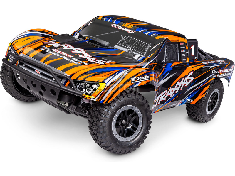 RC auto Traxxas Slash 1:10 BL-2s HD RTR, červená