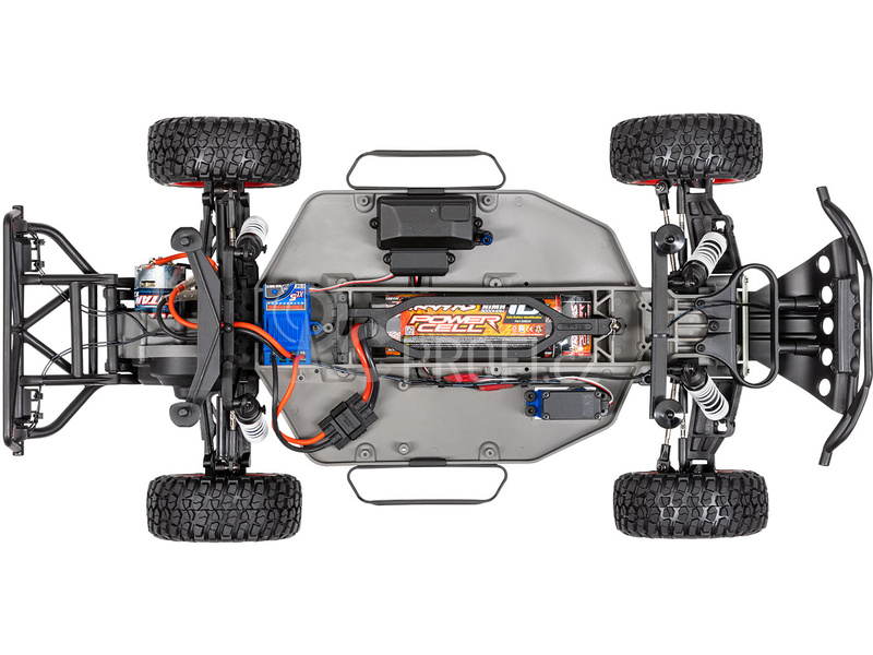 RC auto Traxxas Slash 1:10 RTR s LED osvětlením, červená