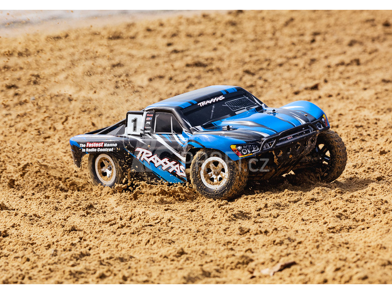 RC auto Traxxas Slash 1:10 RTR, modrá