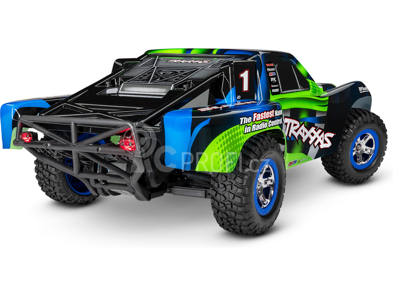 RC auto Traxxas Slash 1:10 RTR s LED osvětlením, zelená