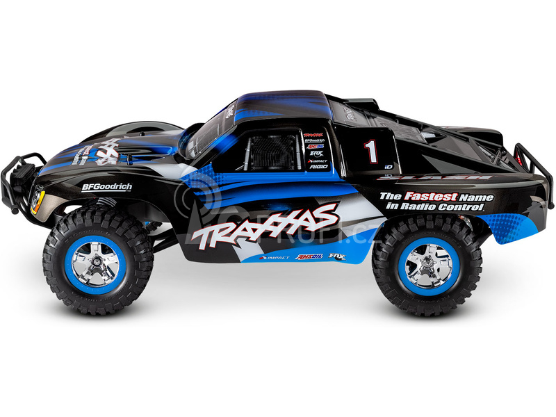 RC auto Traxxas Slash 1:10 RTR s LED osvětlením, zelená