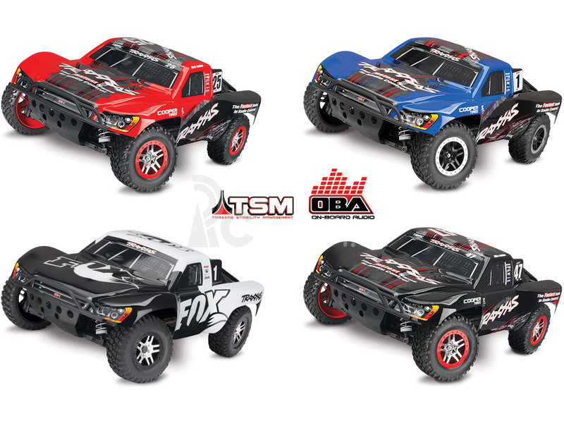 RC auto Traxxas Slash 1:10 VXL 4WD OBA TQi, modrá