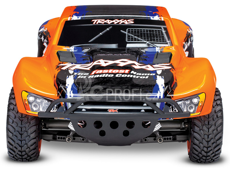 RC auto Traxxas Slash 1:10 VXL 4WD RTR, oranžová