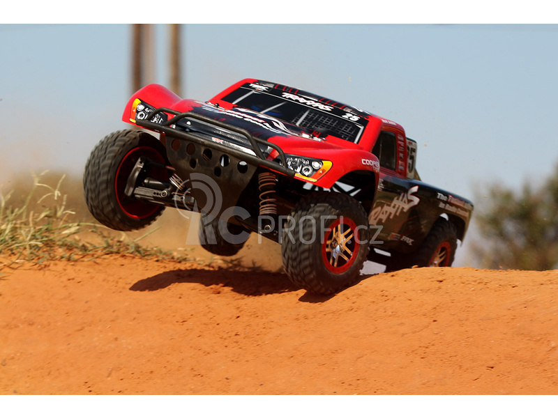 RC auto Traxxas Slash 1:10 VXL 4WD TQi, Fox, černobílá