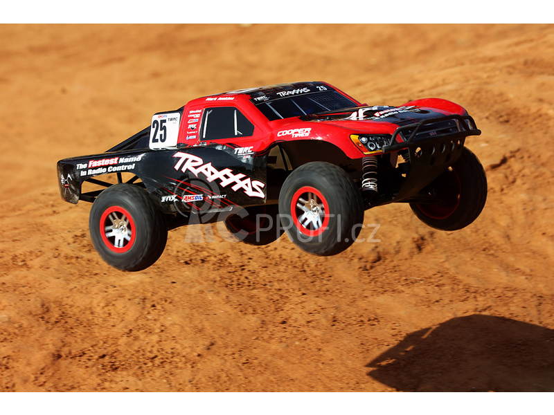 RC auto Traxxas Slash 1:10 VXL 4WD TQi, Fox, černobílá