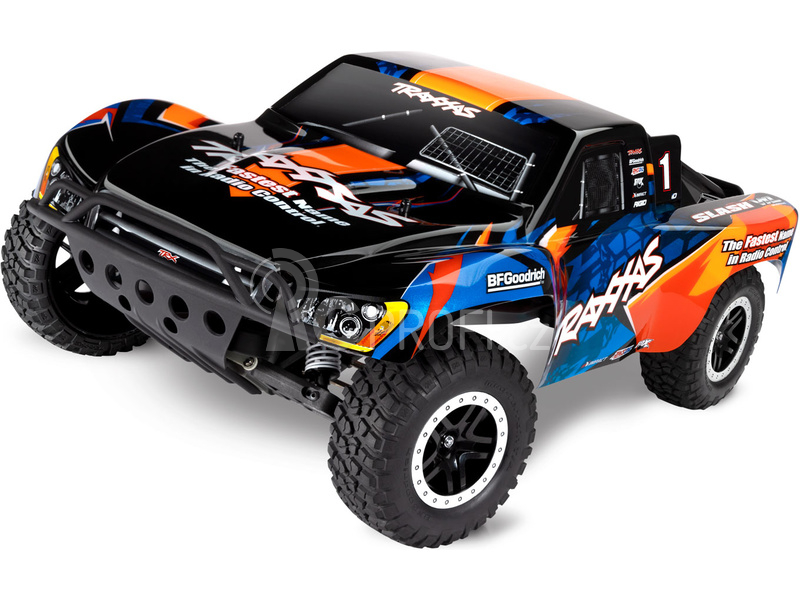 RC auto Traxxas Slash 1:10 VXL RTR, Fox Racing