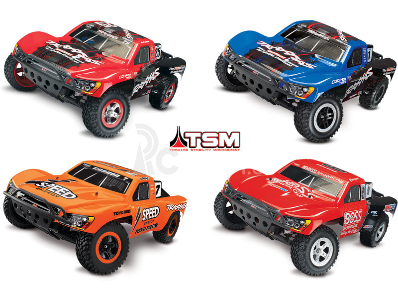 RC auto Traxxas Slash 1:10 VXL TQi, Fox