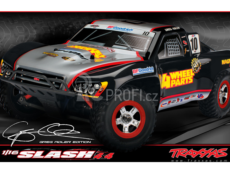 RC auto Traxxas Slash 1:16 RTR, Mike Jenkins