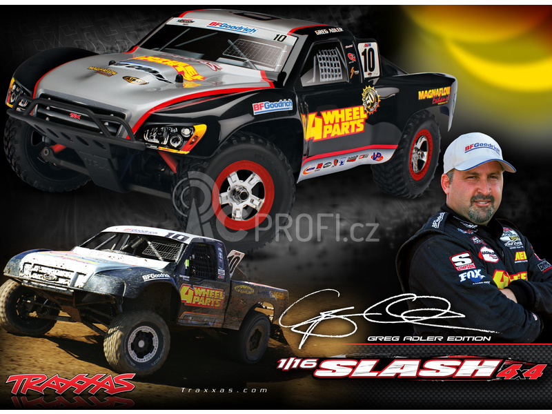 RC auto Traxxas Slash 1:16 RTR, Mike Jenkins