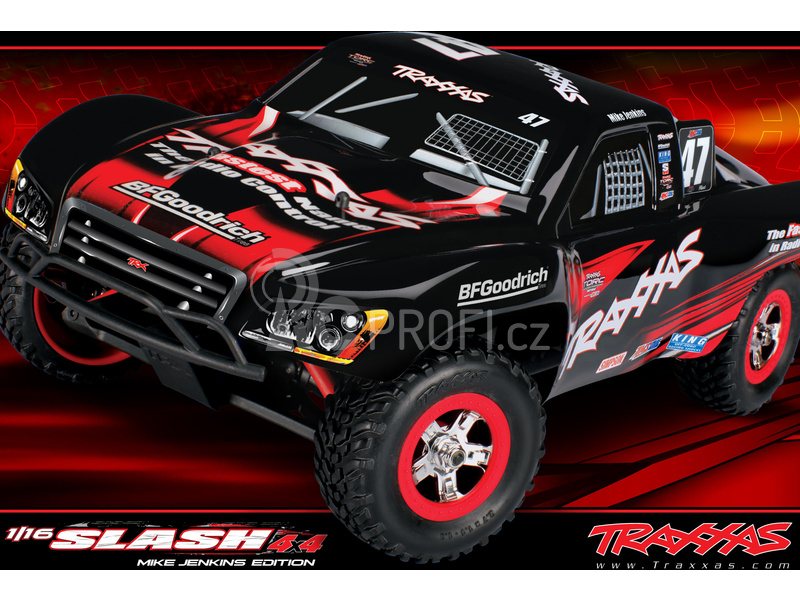RC auto Traxxas Slash 1:16 RTR, Mike Jenkins