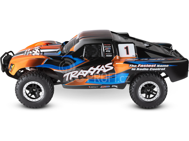 RC auto Traxxas Slash 4WD 1:10 RTR s LED osvětlením, červená