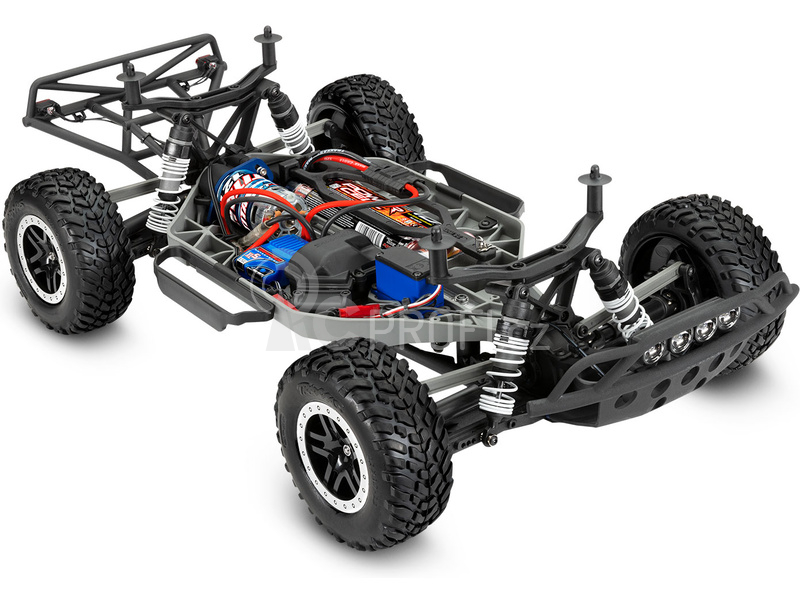 RC auto Traxxas Slash 4WD 1:10 RTR s LED osvětlením, červená