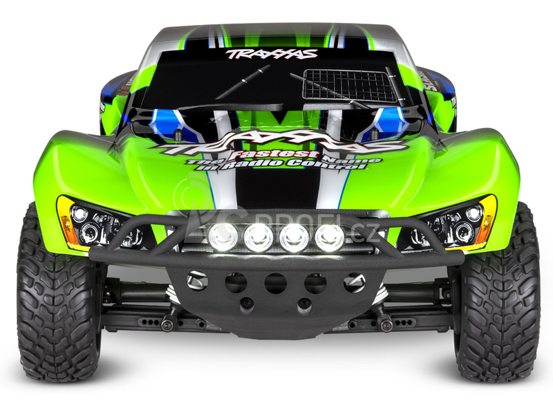 RC auto Traxxas Slash 4WD 1:10 RTR s LED osvětlením, červená