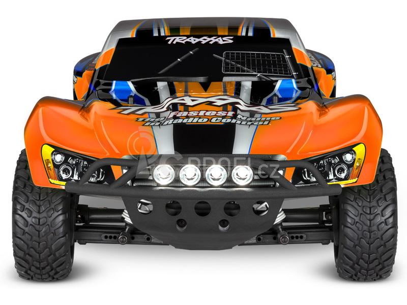 RC auto Traxxas Slash 4WD 1:10 RTR s LED osvětlením, červená