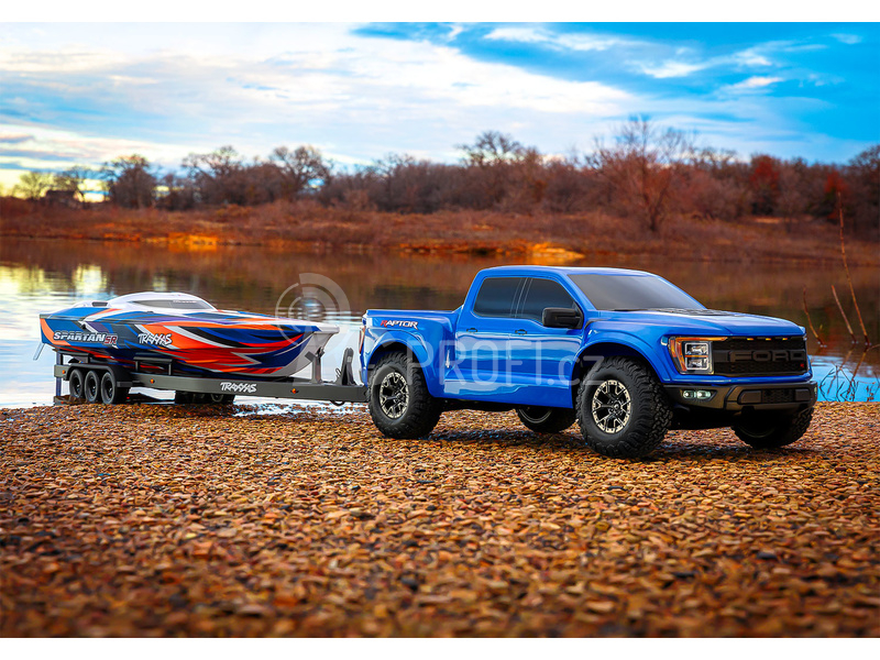 RC loď Traxxas Spartan SR, oranžová