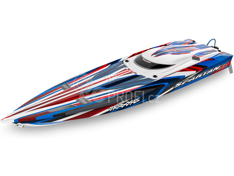 RC loď Traxxas Spartan SR, oranžová