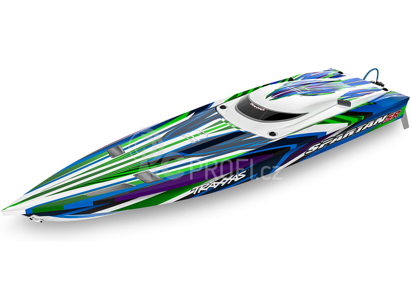 RC loď Traxxas Spartan SR, oranžová