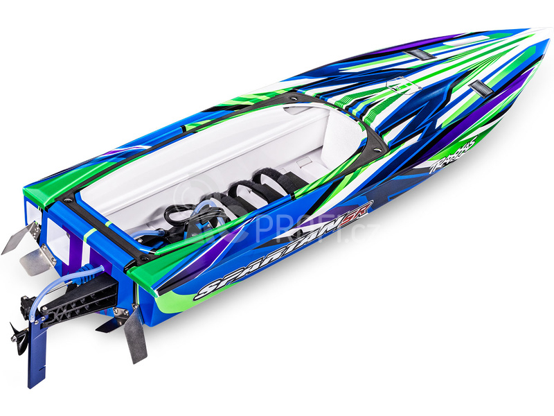 RC loď Traxxas Spartan SR, oranžová
