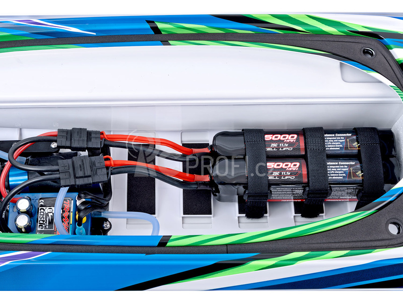 RC loď Traxxas Spartan SR, oranžová