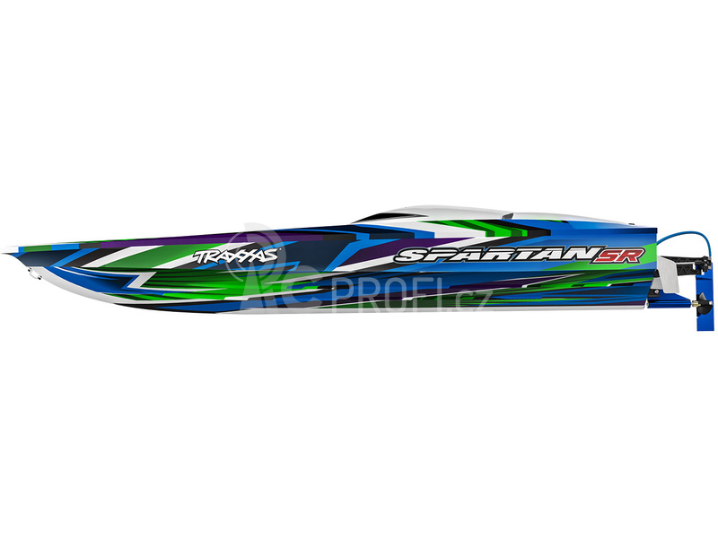 RC loď Traxxas Spartan SR, zelená