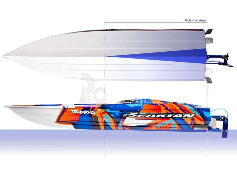 Traxxas Spartan TQi RTR oranžový