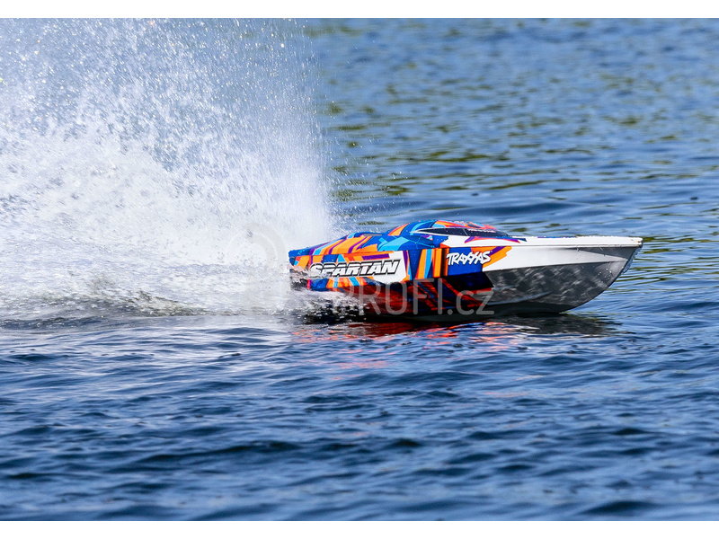 Traxxas Spartan TQi RTR oranžový