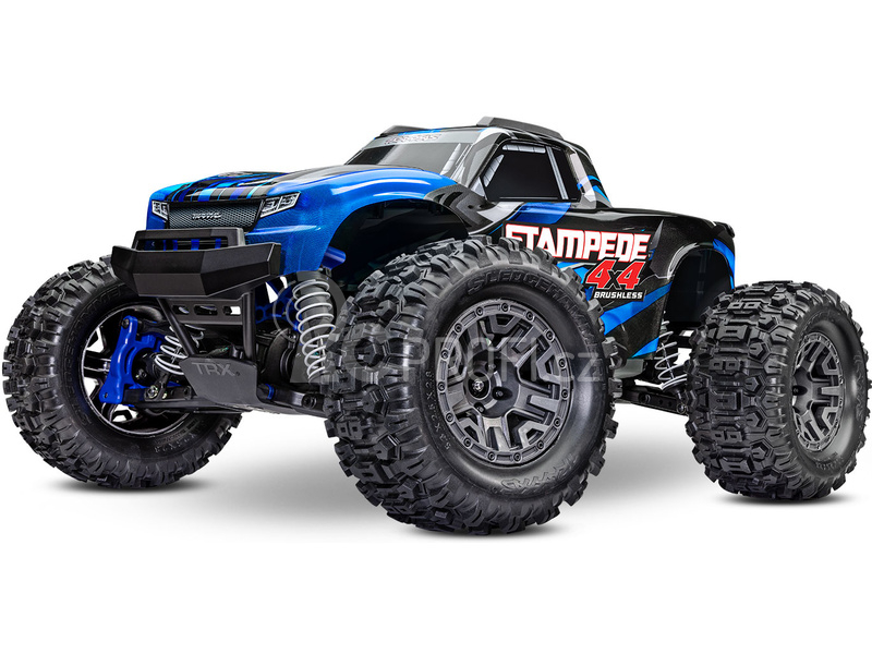 RC auto Traxxas Stampede 1:10 2BL 4WD RTR, modrá