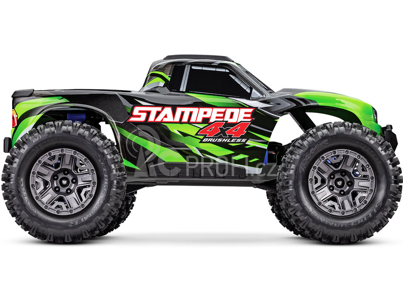 RC auto Traxxas Stampede 1:10 2BL 4WD RTR, modrá