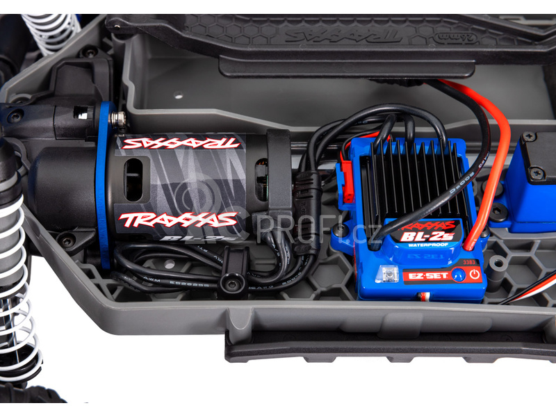 RC auto Traxxas Stampede 1:10 2BL 4WD RTR, modrá