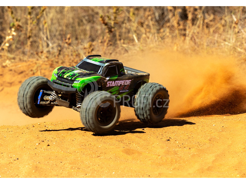 RC auto Traxxas Stampede 1:10 2BL 4WD RTR, modrá